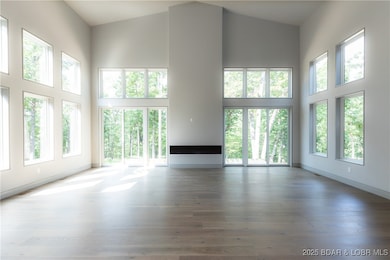 Living Room 24ft Vaulted Ceiling