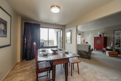 Open dining room to family room and balcony