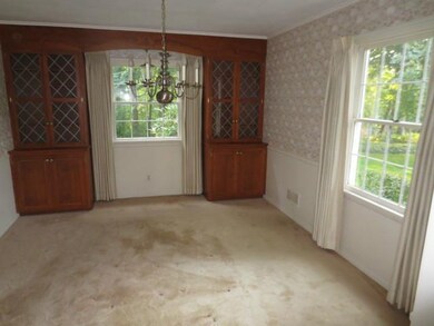 Dining Room Formal dining room with built in hutch