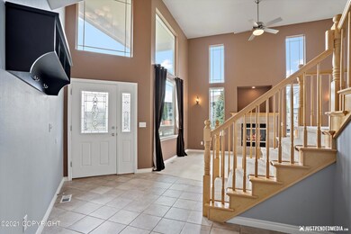2-story ceilings-view into living room