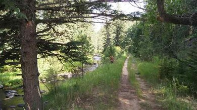 Trail into USFS land near the lots