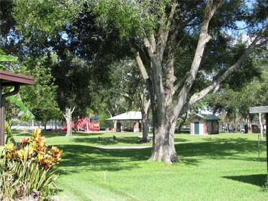 View of the park from the back yard.