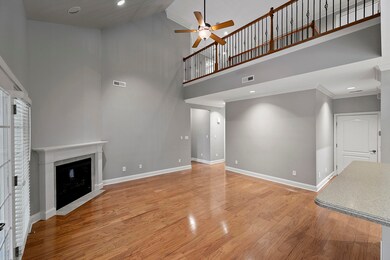 Balcony above