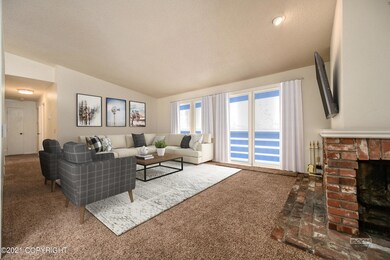 Living Room Virtually Staged