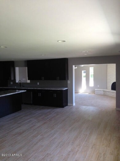 Open living and dinning area