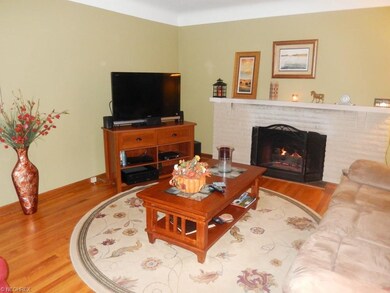 Living Room with Gas Log Fireplace