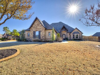 View of front of house with a front lawn