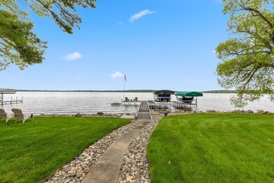 walkway to lake from home