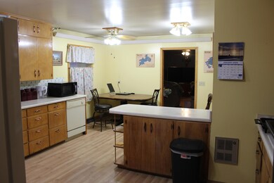 kitchen and dining