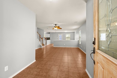 No Carpet at all! Great Size Family Room.