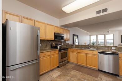 Kitchen Opens to Living Room