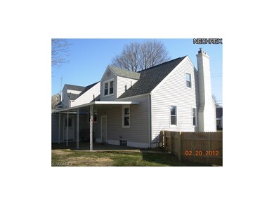 Rear View with covered patio and fenced in backyar