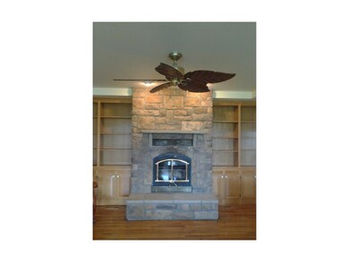 Beautiful stone, wood burning fireplace -- owners 