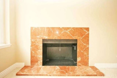 Custom Marble Fireplace in Living Room
