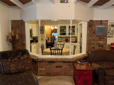 Garden/Sun Room view into Breakfast Room