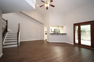 There's easy access to the Kitchen with granite ba