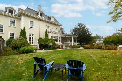 Large private back yard.