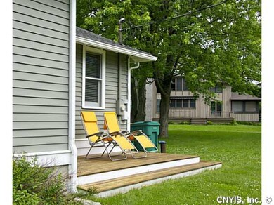 Exterior Front Patio area overlooking river**