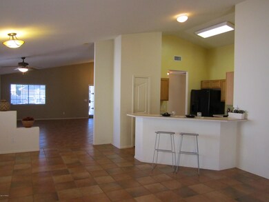Family Room looking into Kitchen