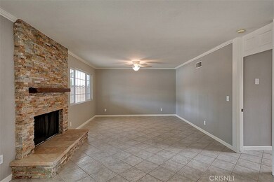 Large Family Room with tile flooring!