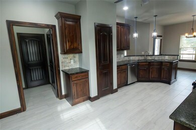 kitchen and laundry area