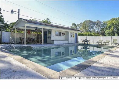pool and pool house/cabana