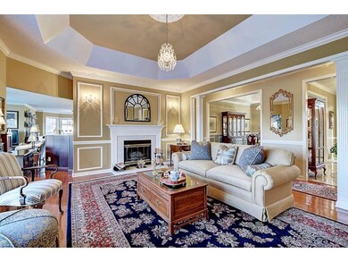 Living Room with Gas Logs