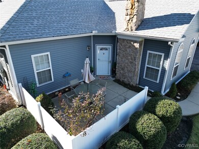Nice location for guest entry and private patio