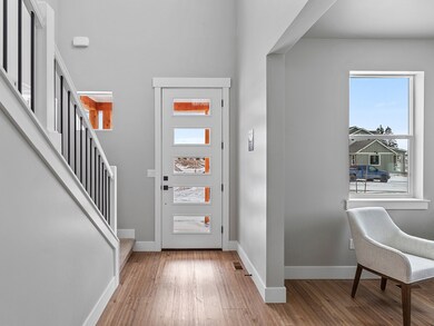 Graceful entryway in new homes for sale by top home builder