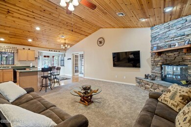 Living Room with Fireplace