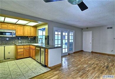 Kitchen & family room