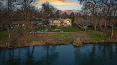 River Home at Twilight
