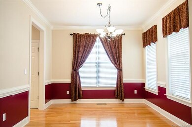 The Formal Dining Room is convenient to both the k