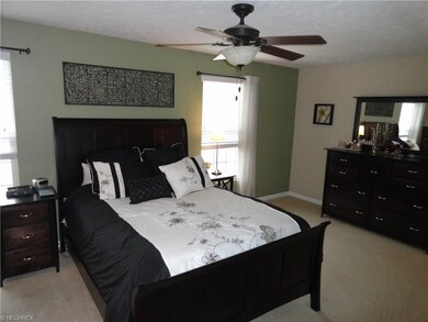 Large master suite.