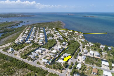 Aerial neighborhood, boat access