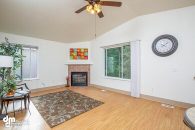 Living Room with private view of greenbe