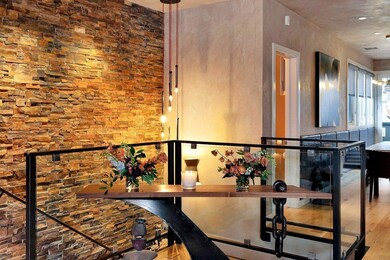 Staircase and Art Wall
