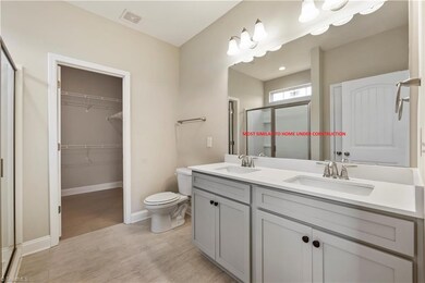 OWNERS BATH MOST SIMILAR TO HOME UNDER CONSTRUCTION