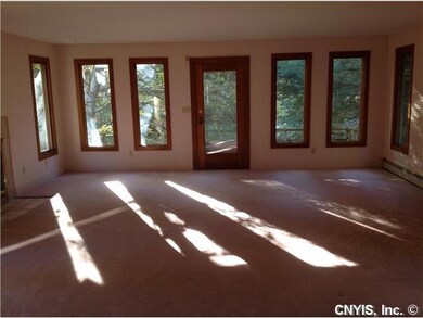 Living Room. Living room, surrounded by windows, l