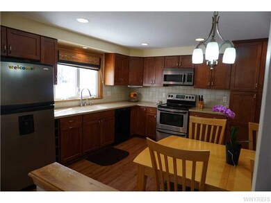 Kitchen. Eat in kitchen, beautiful laminate wood f