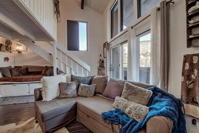 Sleeping nook under stairs
