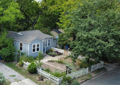 View from above of property