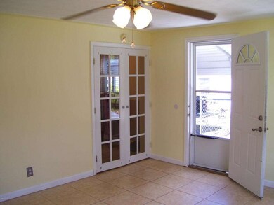 family room with carport access