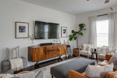 Fresh, white painted walls keep the space feeling clean. Sellers are willing to sell any furniture! 