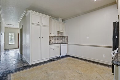 Generous size open kitchen with built in  pantry
