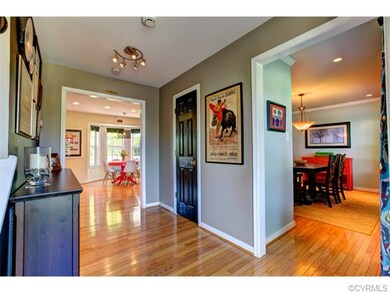 Another view of foyer, open and inviting.