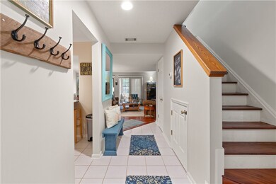 Large entry with storage closet