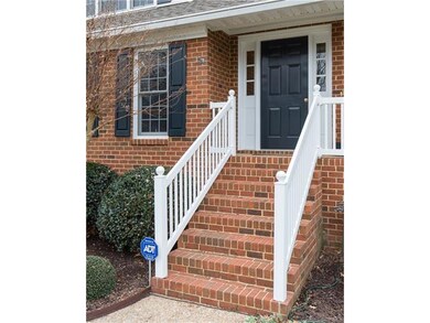 Low maintenance brick steps with vinyl railings, d