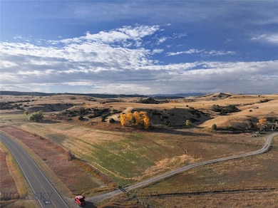 Aerial view with a rural view