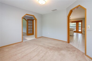 Formal Dining Room looking into the Foyer and Kitc